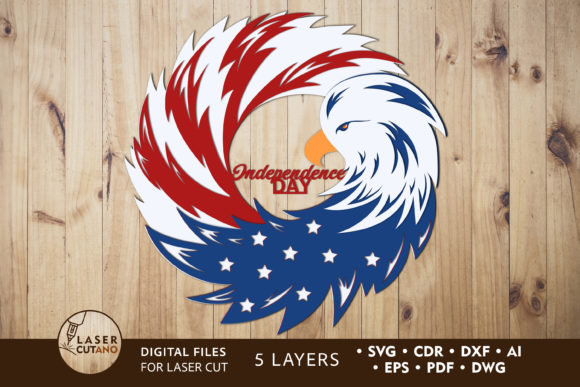 Download 4th of July Multilayer Laser Cut Files - Cut files Collection