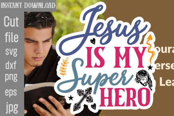 Download Jesus is My Super Hero SVG Cut File - Super hero svg Collection