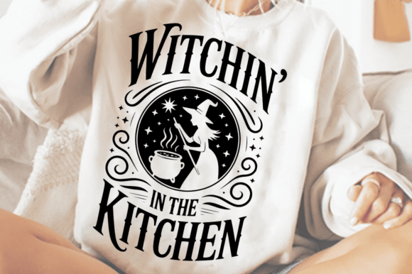 Download Funny Witch Cooking SVG Design - Funny Collection