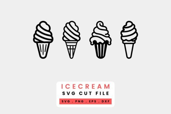 Download Ice Cream SVG Cut Files | Summer Cutting - Cut files Collection